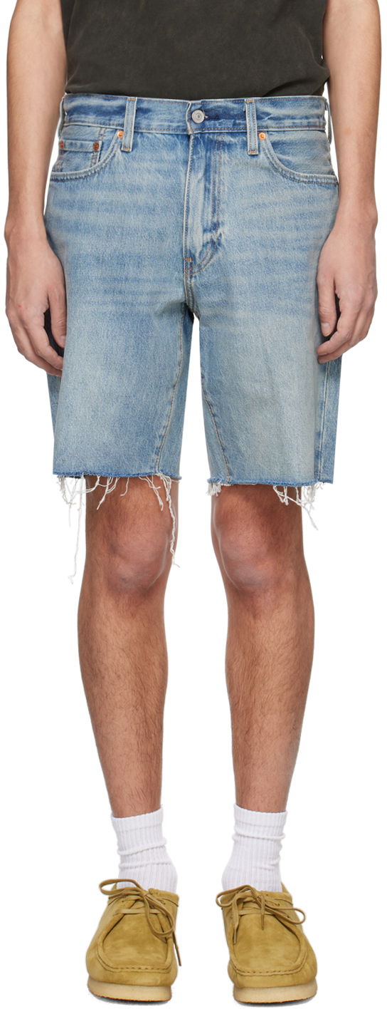 Šortky Levi's Blue 468 Stay Loose Denim Modrá | A8461-0005, 0