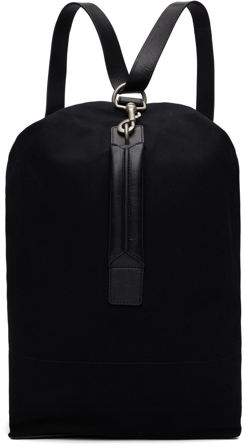 Batoh Dries Van Noten Dries Van Noten Adjustable Canvas Backpack Čierna | 252-021518-654