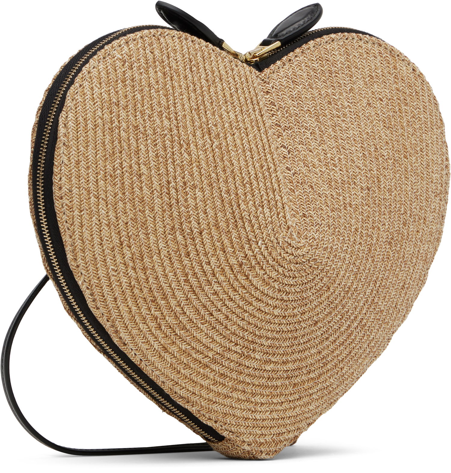 Kabelka Alaïa ALAÏA 'Le Cœur' Raffia Heart Bag Béžová | AA1P003CA573, 1