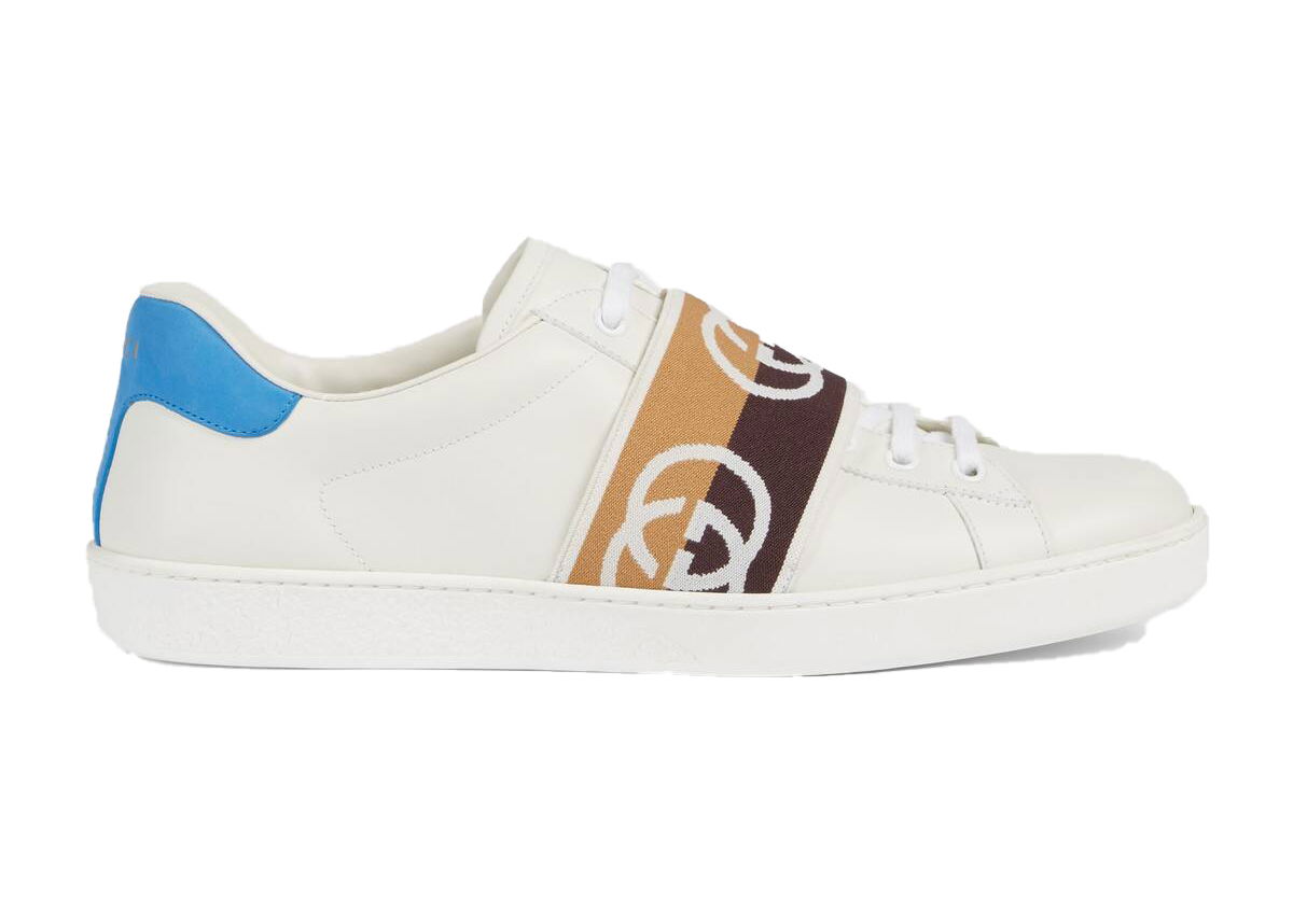 Tenisky a topánky Gucci Ace 'Brown Interlocking G' Biela | 650989 1XGF0 9068, 0