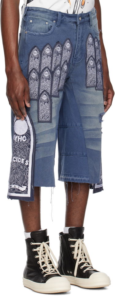Šortky Who Decides War Who Decides War Patch Arched Carpenter Shorts Modrá | 1120900010SS25, 1