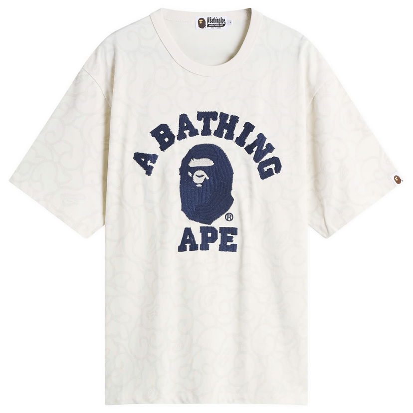 Tričko BAPE A Bathing Ape Washed Cloud Camo T-Shirt Béžová | 001CSL801307M-IVO