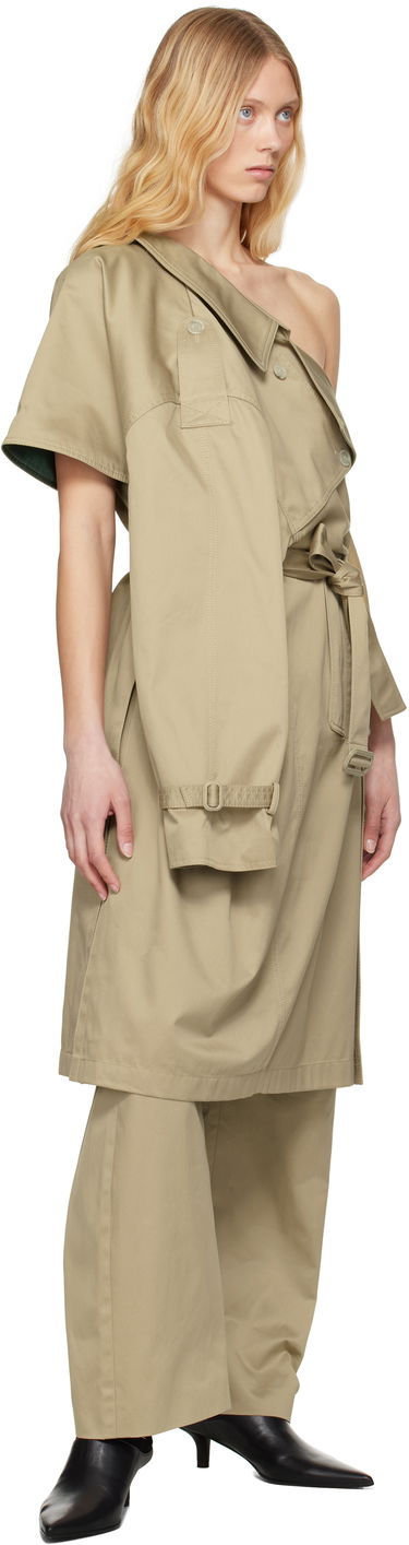 Trenčkot Maison Margiela MM6 Maison Margiela Dual Wear Cotton Twill Trench Coat Béžová | S52AH0080 M35368, 3