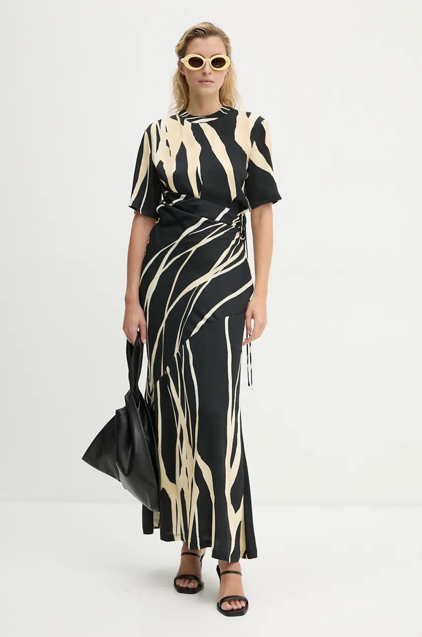 Šaty Nanushka Abstract Print Maxi Dress Čierna | NW24PFBS20199, 0