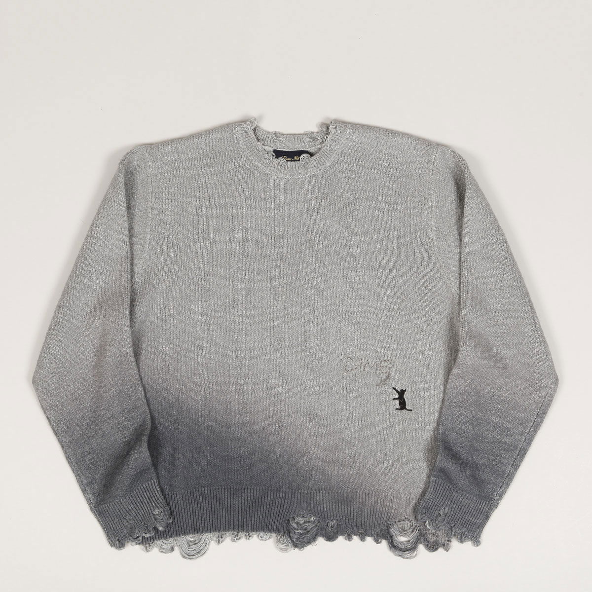 Sveter Dime Dime Cat Knit Sweater Šedá | DIMESP2510STO, 0