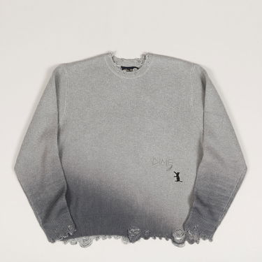 Sveter Dime Dime Cat Knit Sweater Šedá | DIMESP2510STO, 0