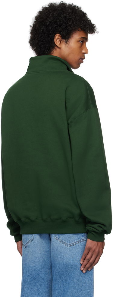 Sveter Jacquemus Jacquemus Gros Grain Zipped-Rollneck Sweatshirt Zelené | 25E255JS283-2458, 2