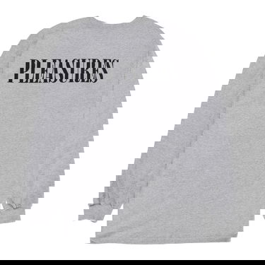 Tričko Pleasures Hoops Long-Sleeve Tee Heather Grey Šedá | P23SP055-GREY, 4