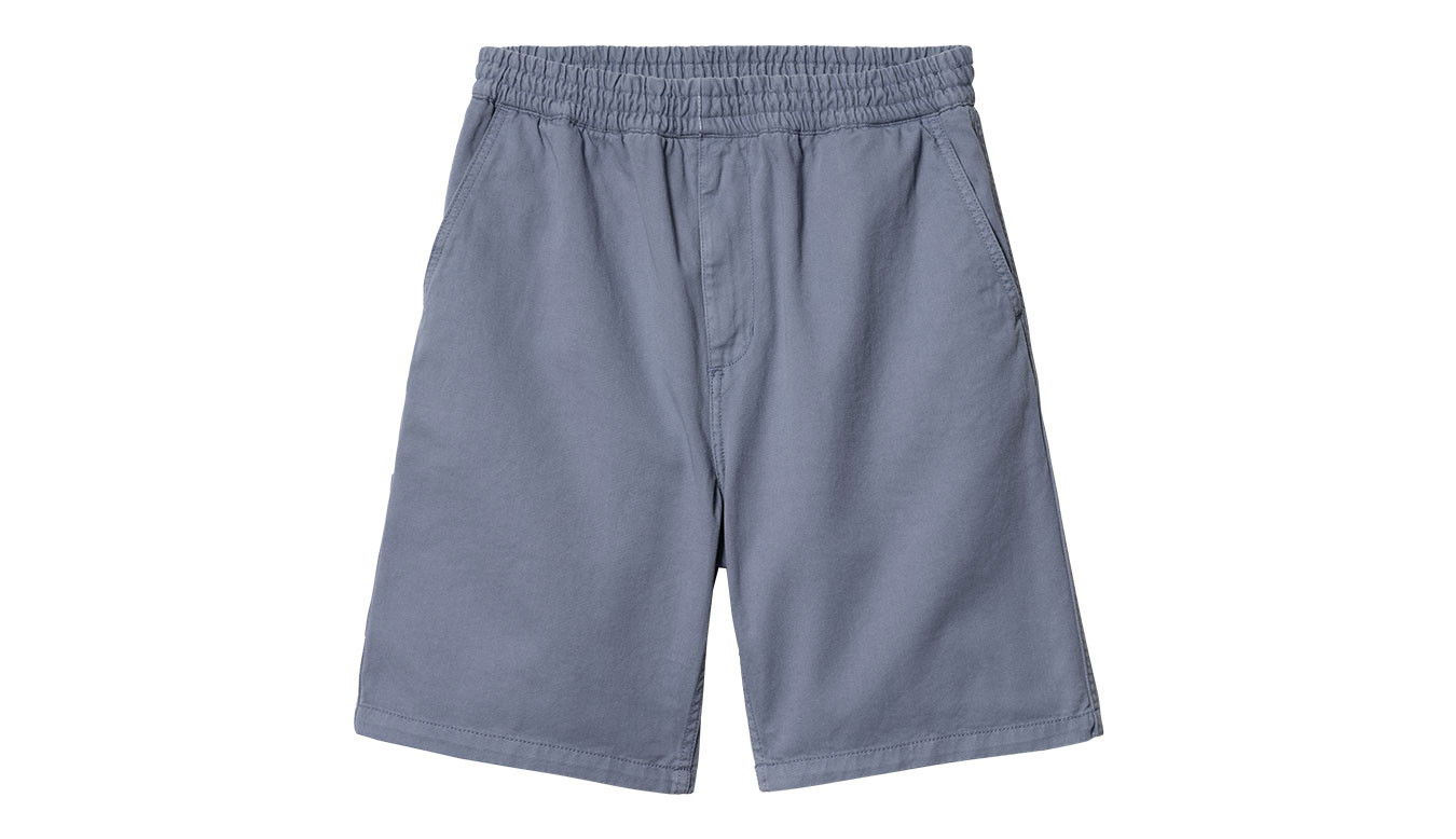 Šortky Carhartt WIP Flint Short Bay Blue Šedá | I030480_1YD_GD, 0