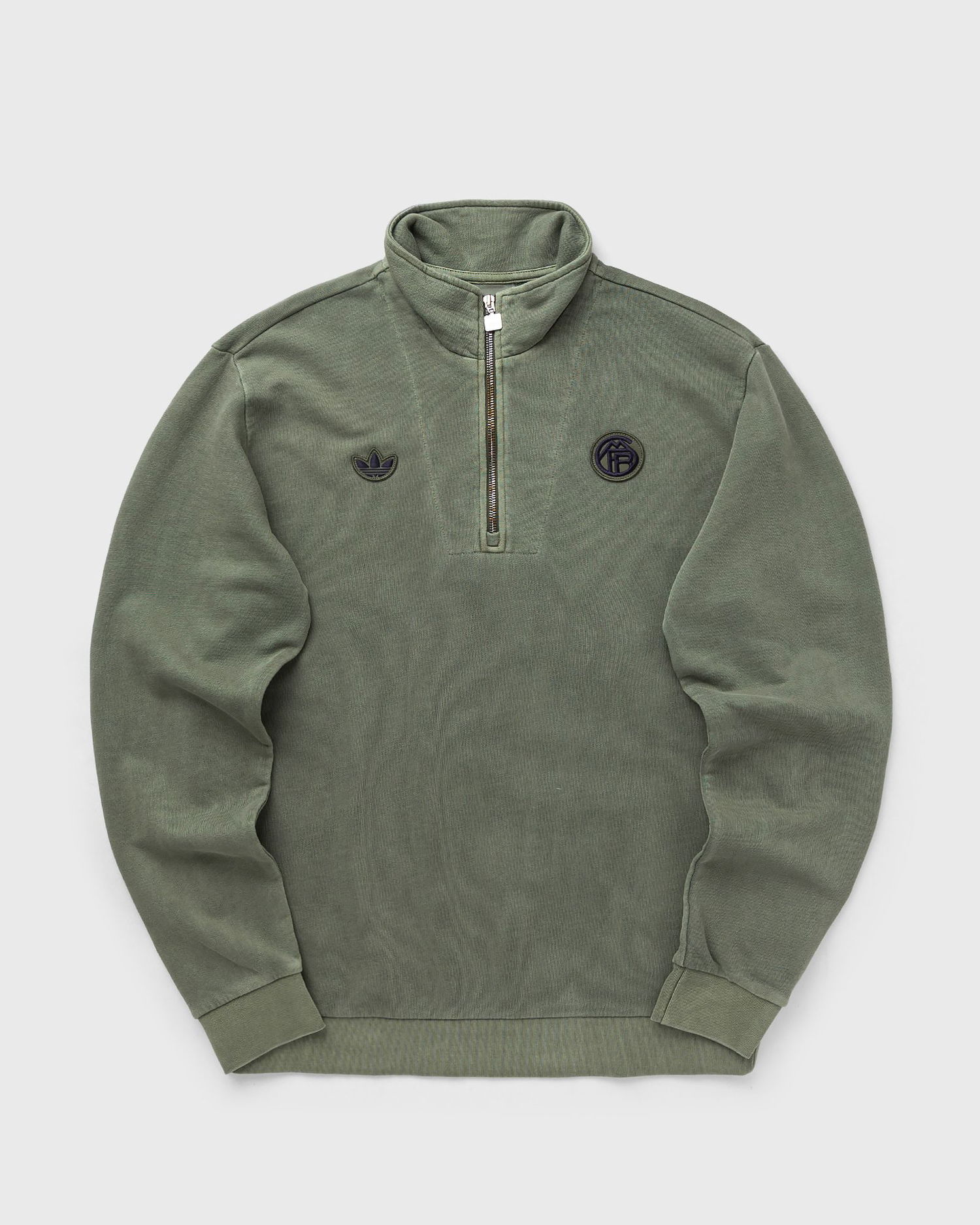 Mikina adidas Originals FC Bayern Icon Half-Zip Sweatshirt Zelené | JN0113, 0