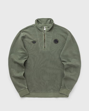 Mikina adidas Originals FC Bayern Icon Half-Zip Sweatshirt Zelené | JN0113, 0