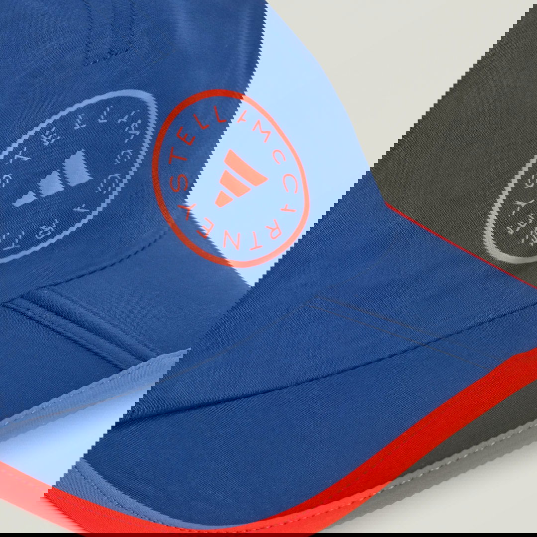 Šiltovka adidas Performance adidas by Stella McCartney Run Cap Modrá | JP1176, 1