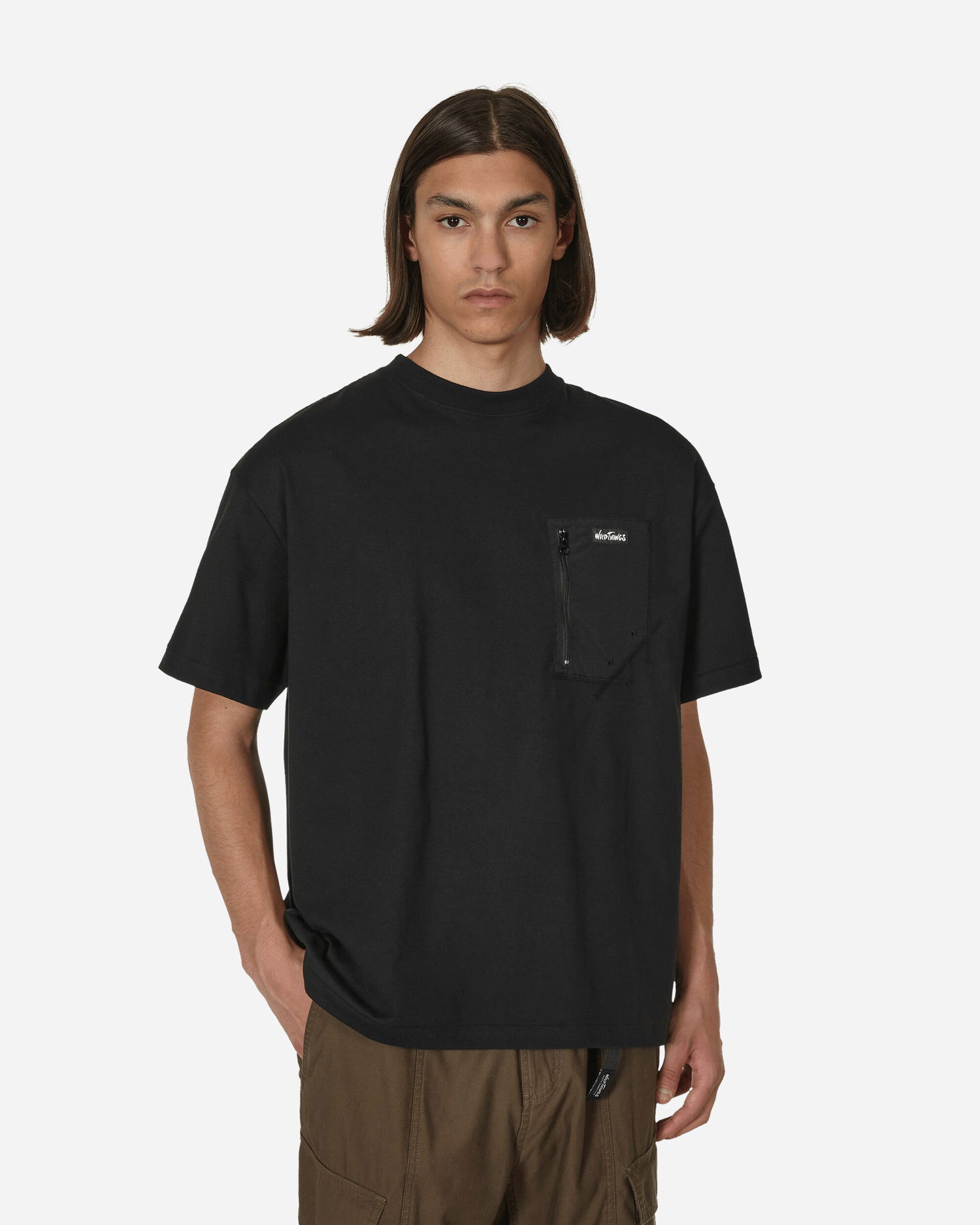 Tričko Wild things Camp Pocket T-Shirt Čierna | WT231-012 BLACK, 0