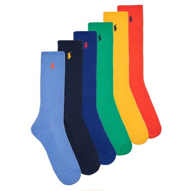 Ponožky Polo by Ralph Lauren Sports Socks 6-pack Rôznofarebný | 449874485001, 0
