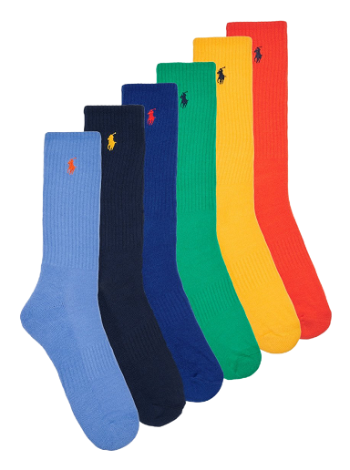 Polo by Ralph Lauren Sports Socks 6-pack 449874485001