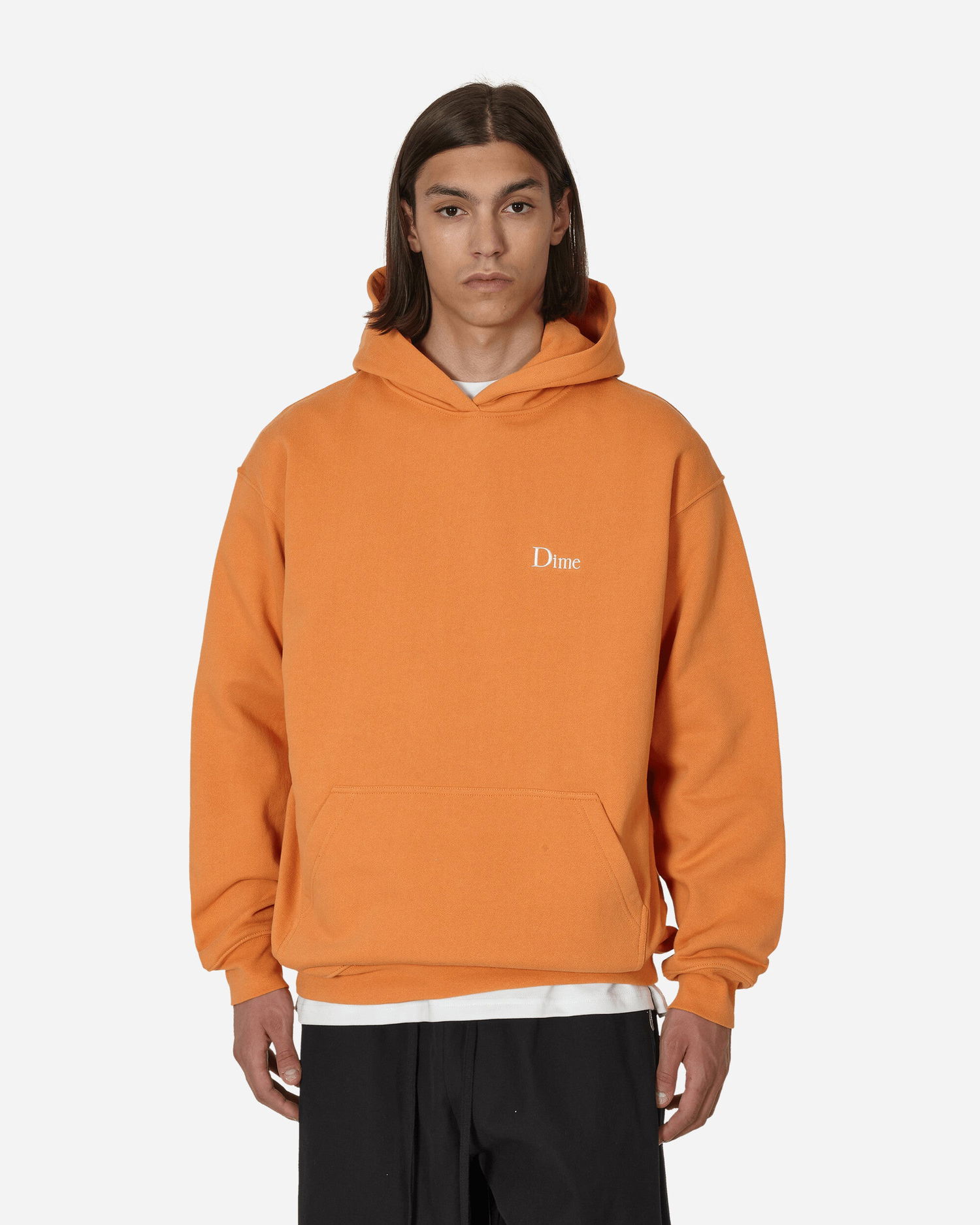 Mikina Dime Classic Small Logo Hoodie Oranžová | DIMESU2311JUP, 1