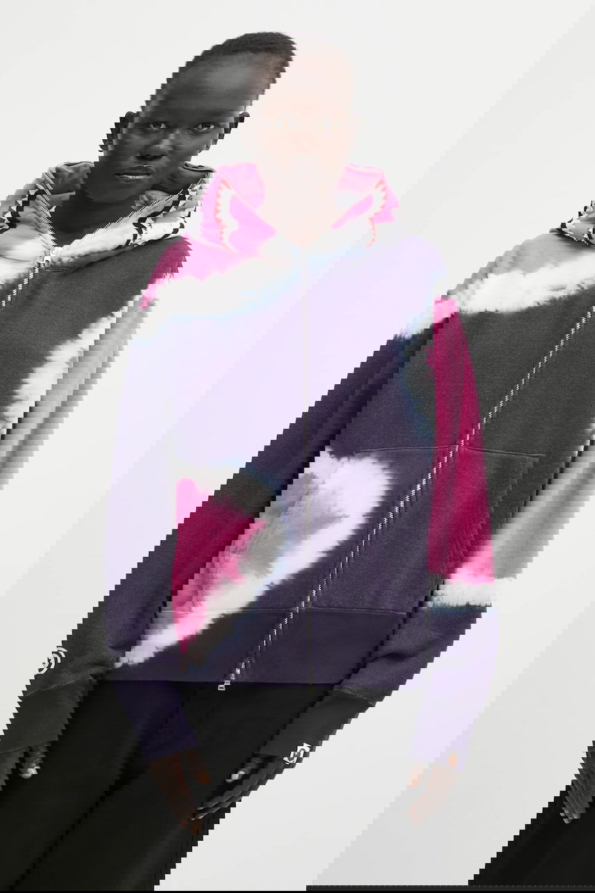 Mikina BAPE Hand Dye Shark Hooded Full-Zip Tie-Dye Rôznofarebný | 001ZPL302008L, 0