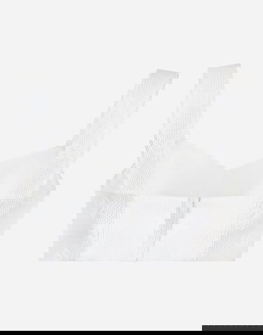 Crop Top Dolce & Gabbana Dolce & Gabbana Jacquard Top With All-over DG Logo Biela | F7Q34THJMOWW0001, 1