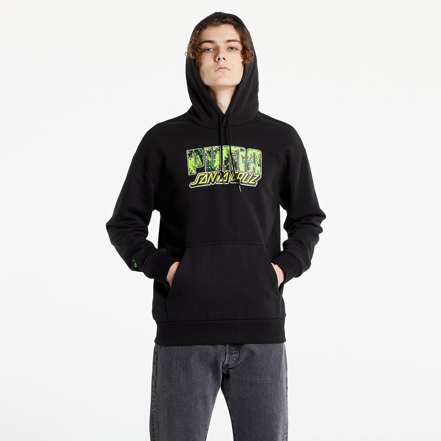 Mikina Puma Santa Cruz x Hoodie Čierna | 53224001, 0