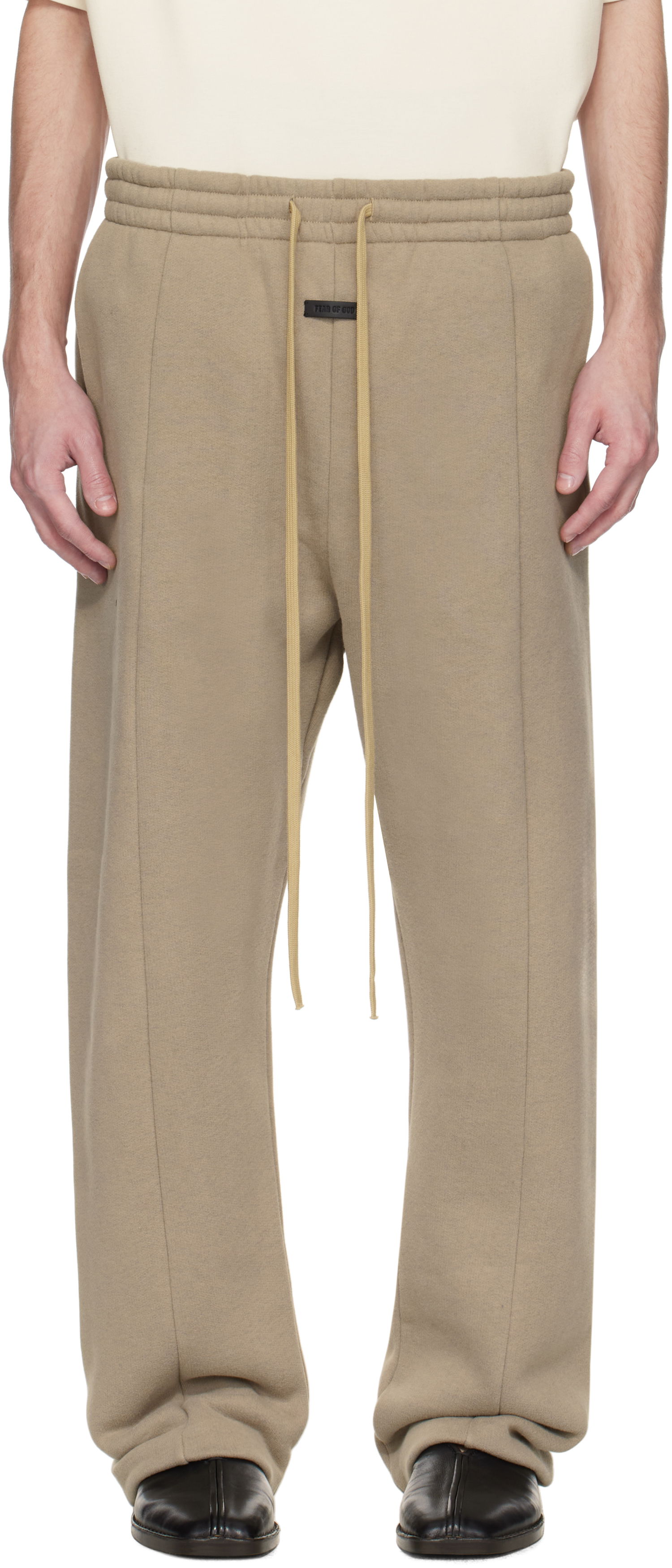 Tepláky Fear of God Fear of God Fleece Relaxed Sweatpants Béžová | FGE240-419CCF, 0