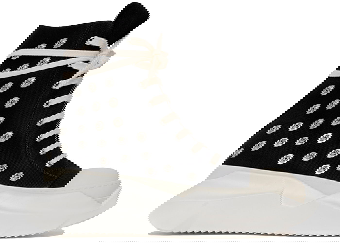 Tenisky a topánky Rick Owens DRKSHDW Abstract Studded Eyelets "Black Milk" Čierna | DU02C5840-DOES2-911, 0