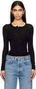 AGOLDE Faustine Henley Top