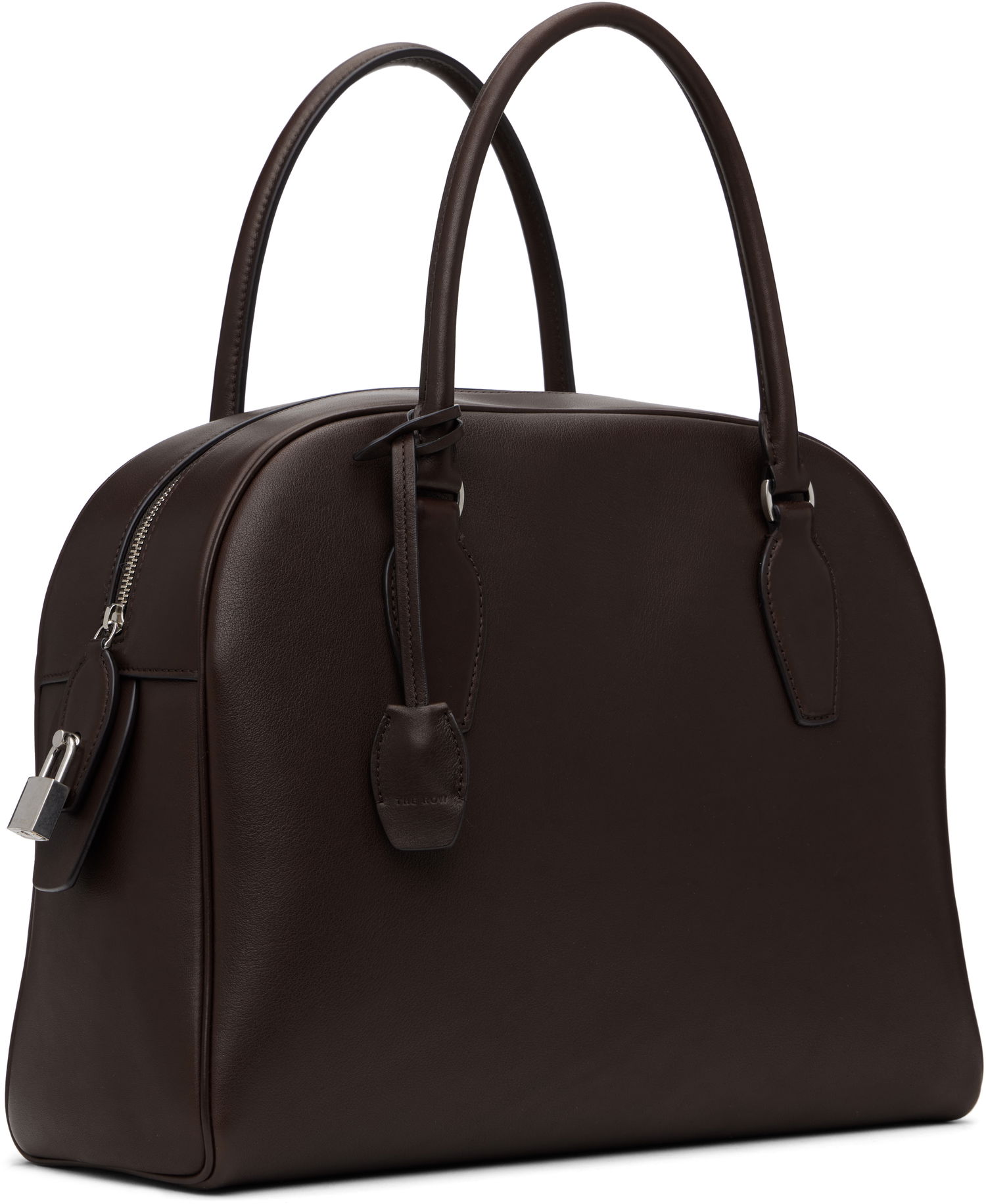 Cestovná taška The Row The Row India 12.00 Leather Handbag Hnedá | W1595-L72, 1