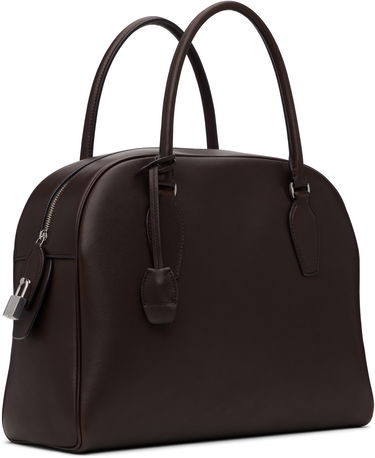 Cestovná taška The Row The Row India 12.00 Leather Handbag Hnedá | W1595-L72, 1