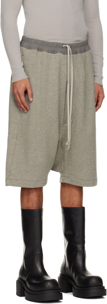 Šortky Rick Owens DRKSHDW Concordians Drawstring Pods Shorts Šedá | DU02E7380 FGM, 1