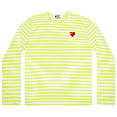 Tričko Comme des Garçons PLAY Pastelle Striped Shirt Žltá | AZ T278 051 2, 0