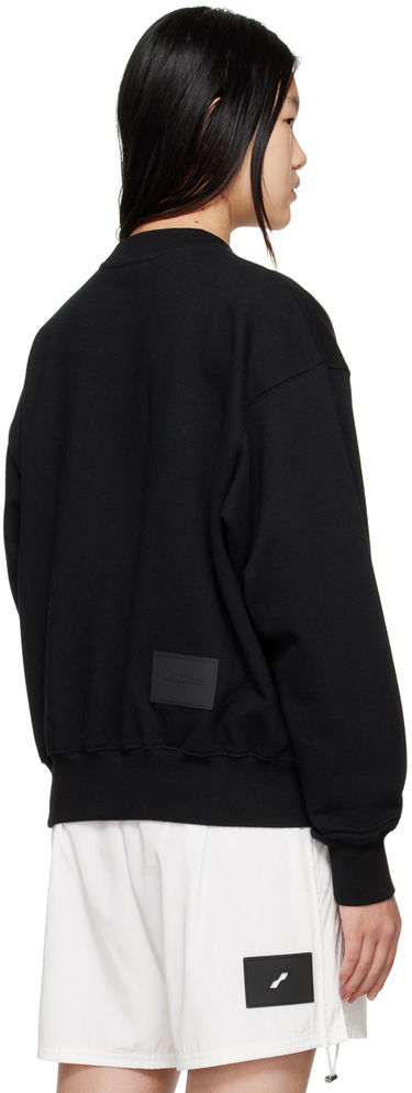 Mikina We11done We11done Cross Sweatshirt Čierna | WD-TS3-22-820-U-BK, 2