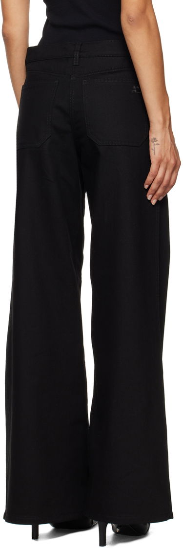 Nohavice Courrèges Courrèges Hammer Baggy Jeans Čierna | VESDPA253DE0020, 2