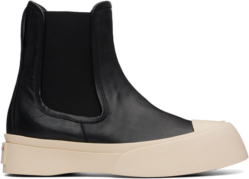 Tenisky a topánky Marni Nappa Leather Pablo Chelsea Boots Čierna | TCZU000402 P7226