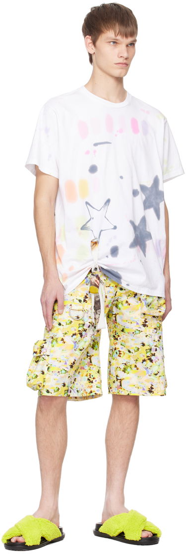 Šortky Collina Strada Collina Strada Puzzle Flower Cargo Shorts Žltá | MXX6410, 3