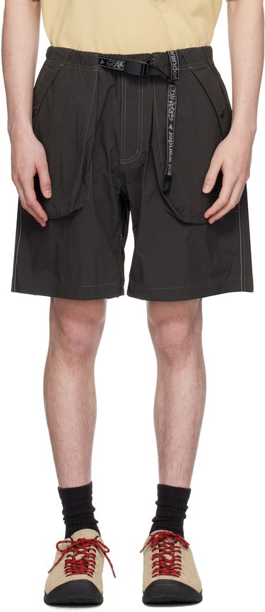 Šortky and wander Gramicci Edition Brushed Nylon Shorts Zelené | GUP5-S3002-M, 0