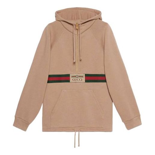 Mikina Gucci Sweatshirt With Vintage Logo Béžová | 644656-XJC3W-2603