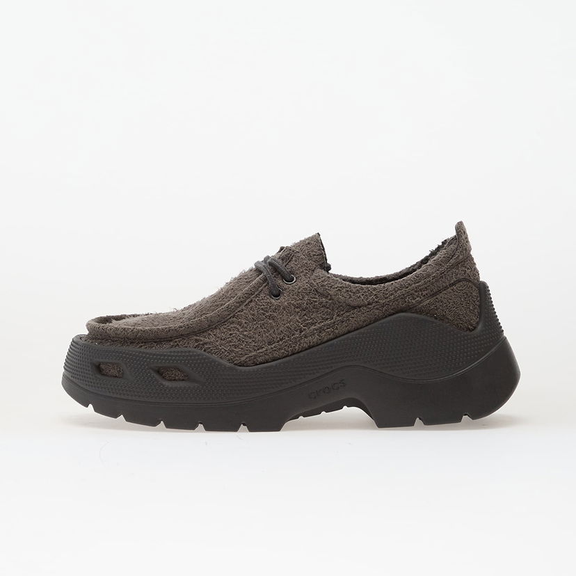 Tenisky a topánky Crocs EXP Gallery Shoe Black Sand Hnedá | 210640-0LD