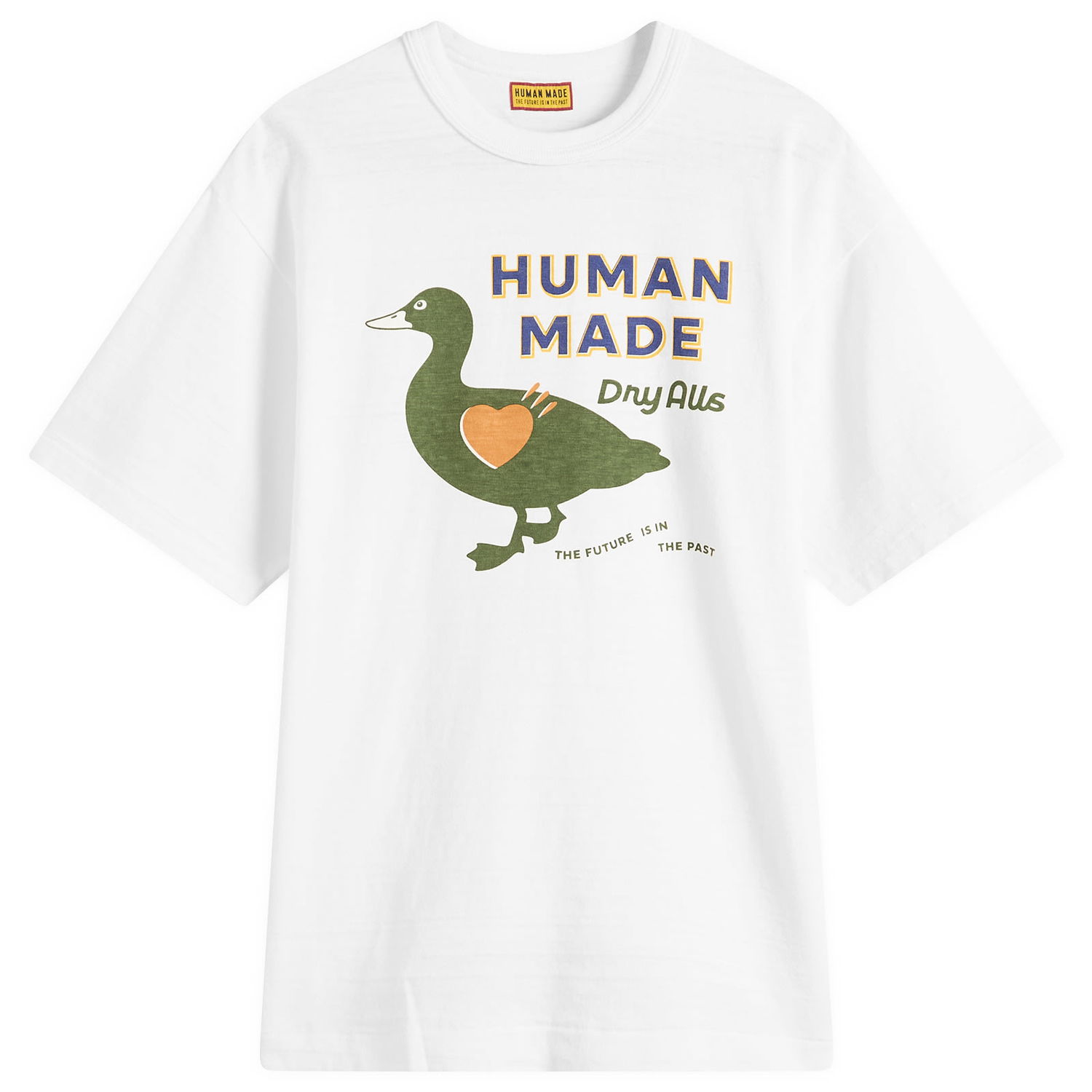 Tričko Human Made Duck Dry Alls Graphic T-Shirt, Size Large Biela | HM29TE012-WHT, 0