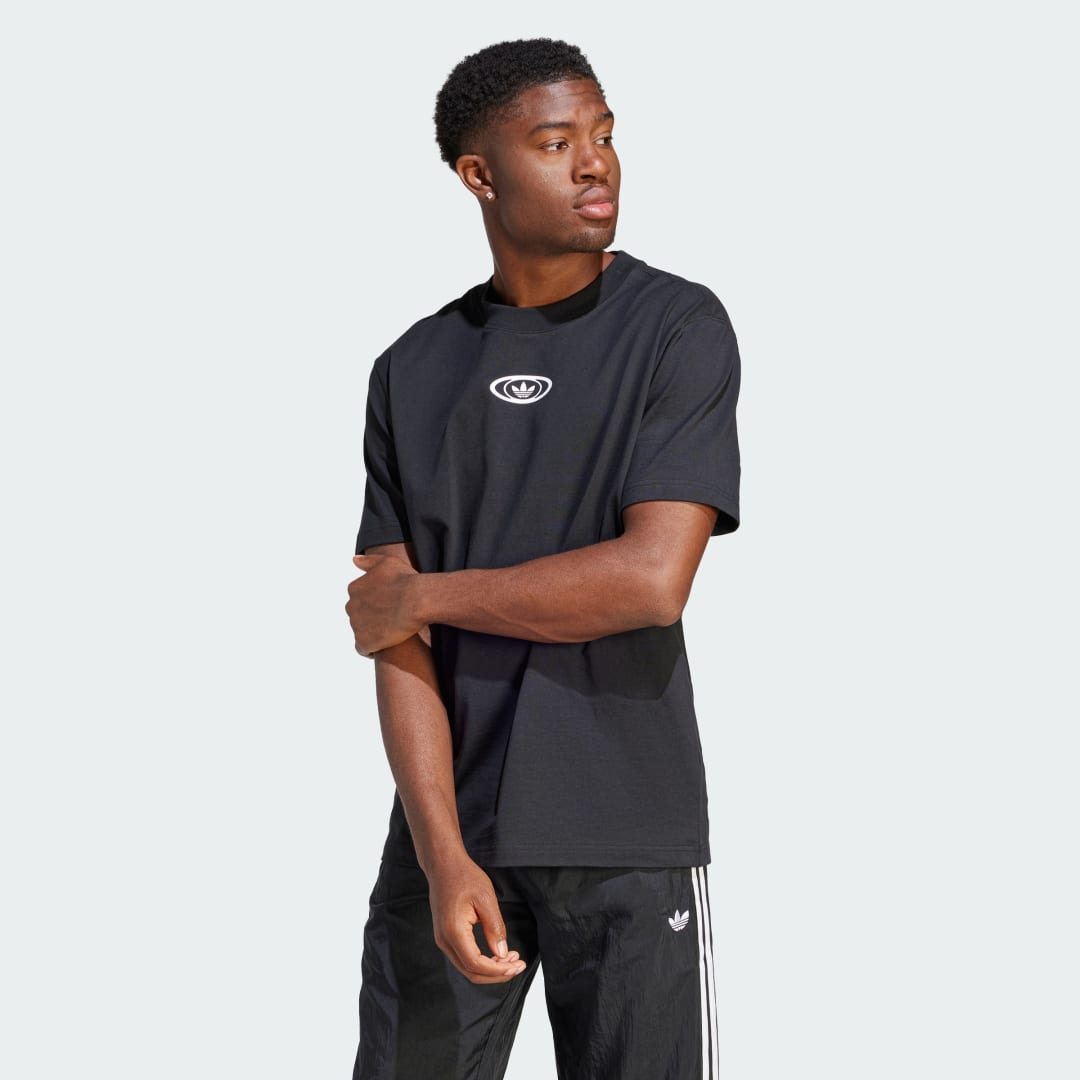 Tričko adidas Originals adidas Rekive Graphic Čierna | IL5363, 1