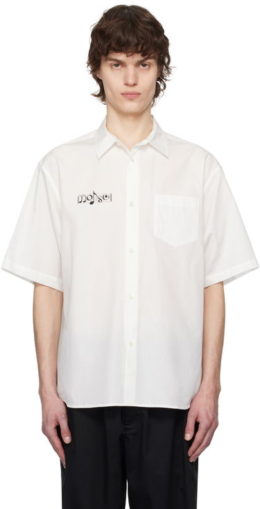 Košeľa UNDERCOVER UNDERCOVER Short Sleeve Button-Up Shirt Biela | UP1E4403, 0