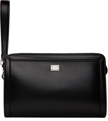 Peňaženka Dolce & Gabbana Calfskin Wristlet Pouch Čierna | BM2330AV956, 0