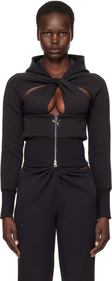 Mikina Coperni Edition Cropped Hoodie Čierna | 628302, 0