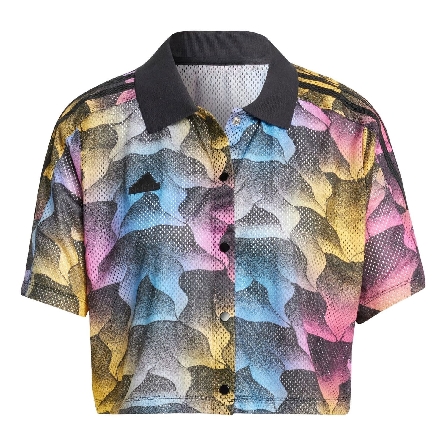 Polo tričko adidas Originals Printed Mesh Summer Football Shirt Rôznofarebný | IQ4815, 0