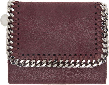 Peňaženka Stella McCartney Stella McCartney Falabella Small Flap Wallet Vínová | 431000WP0086, 0