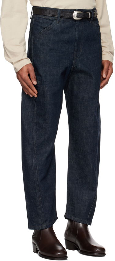 Džínsy LEMAIRE LEMAIRE Twisted Workwear Jeans Modrá | PA1102 LD068, 4