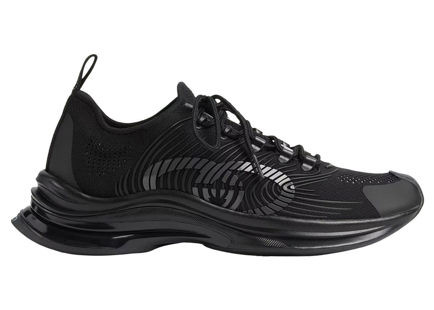 Tenisky a topánky Gucci Run "Black" Čierna | 714658 USM10 8442, 0