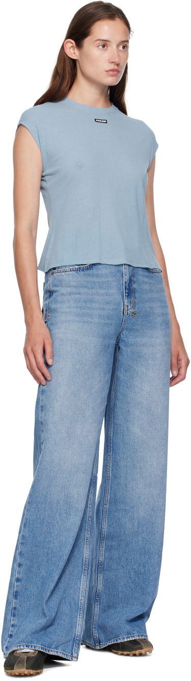 Tričko Ksubi Ksubi Staple Short Sleeve T-Shirt Modrá | WFA25FT013, 3