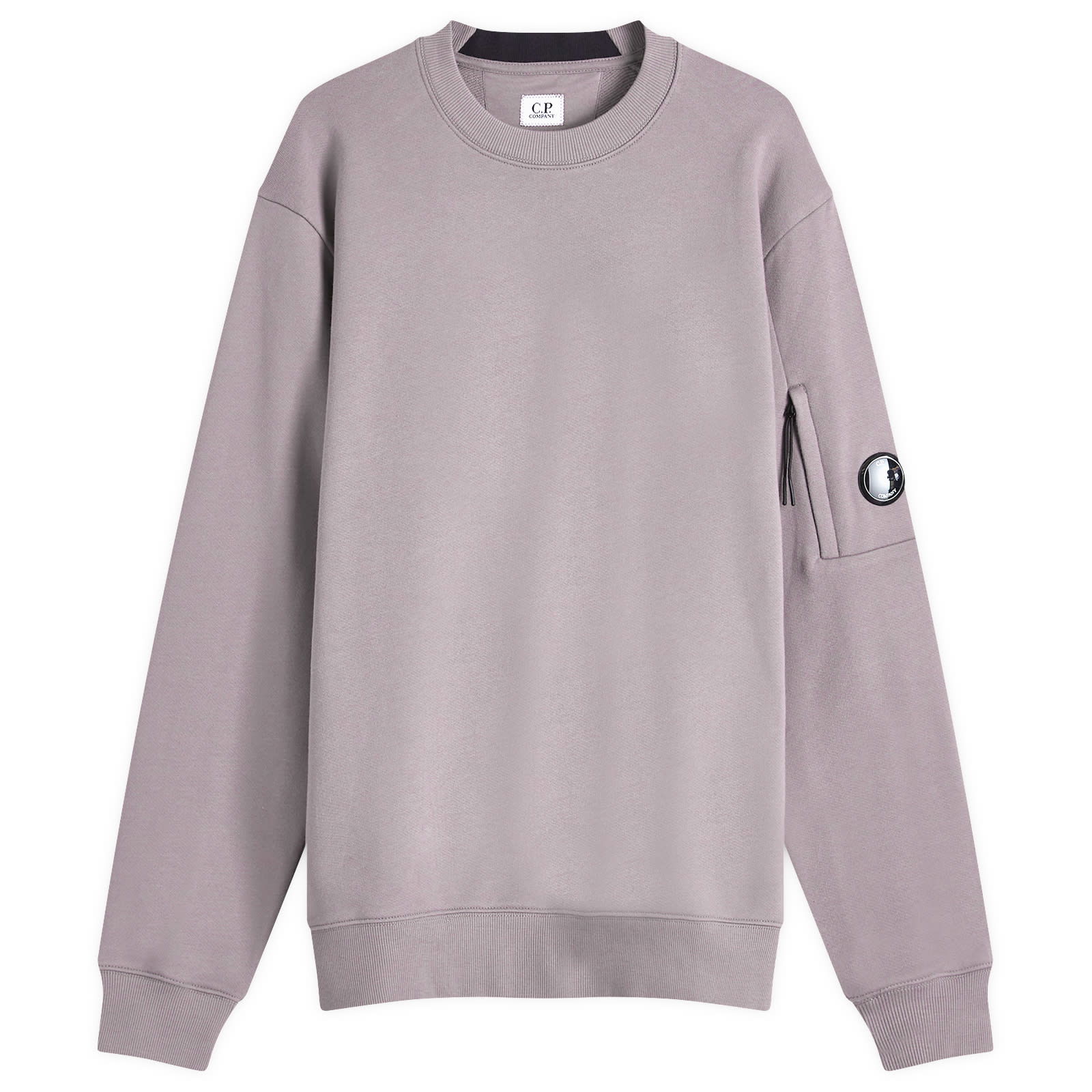 Diagonal Raised Lens Crew Sweat