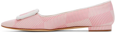 Doplnky Manolo Blahnik Manolo Blahnik Maysale Buckle Ballerina Flats Ružová | 124-2513-0003, 2