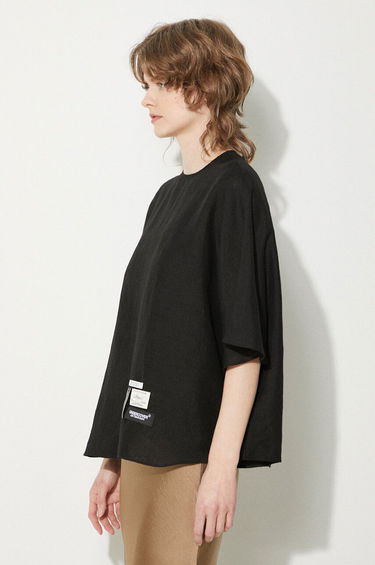 Tričko UNDERCOVER Blouse with Short Sleeves and Round Neck Biela | UC1D1402-2, 3